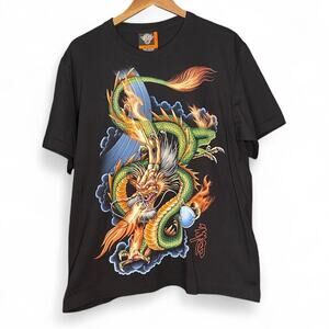 Vintage rock eagle dragon tee